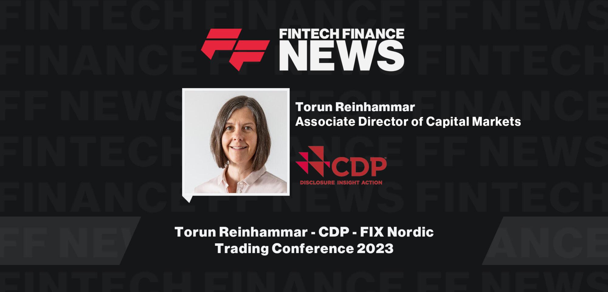Torun Reinhammar - CDP - FIX Nordic Trading Conference 2023