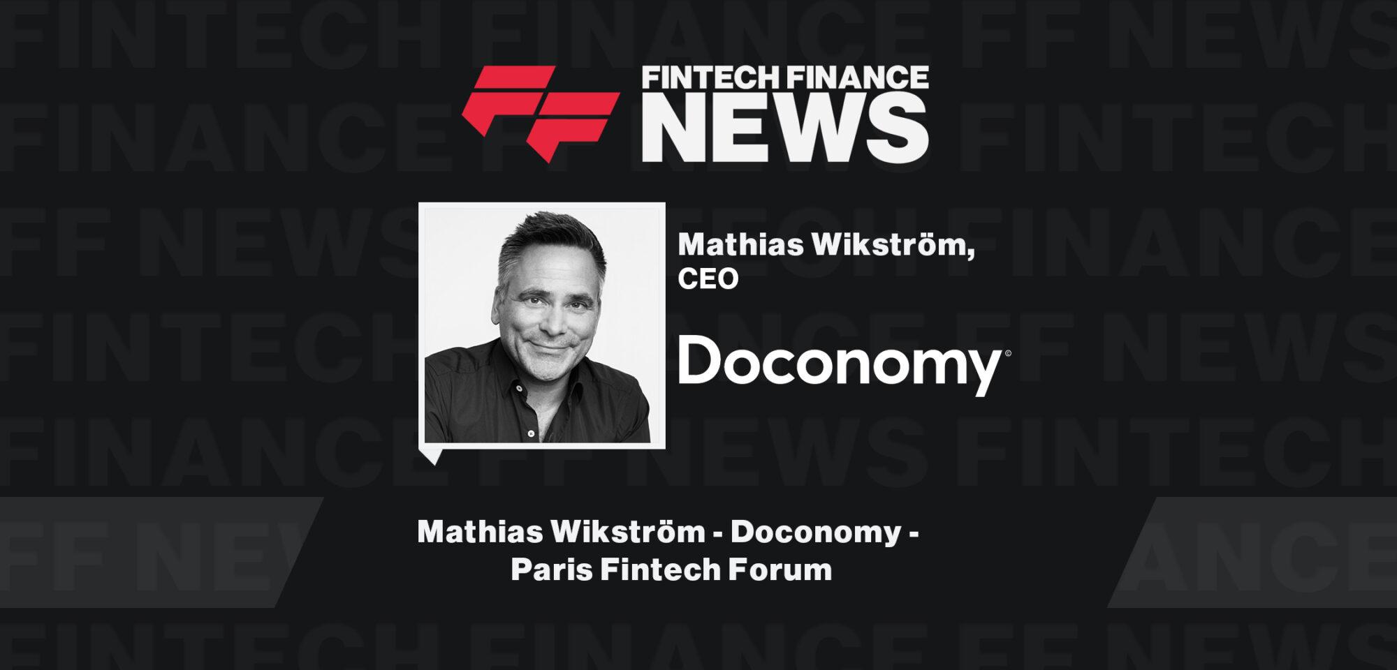 Mathias Wikström - Doconomy - Paris Fintech Forum
