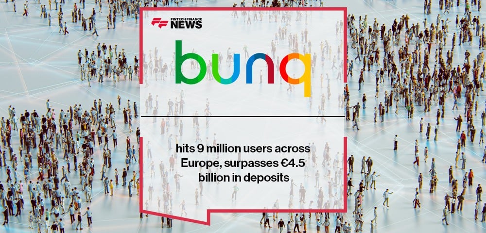 bunq hits 9 million users across Europe, surpasses €4.5 billion in deposits