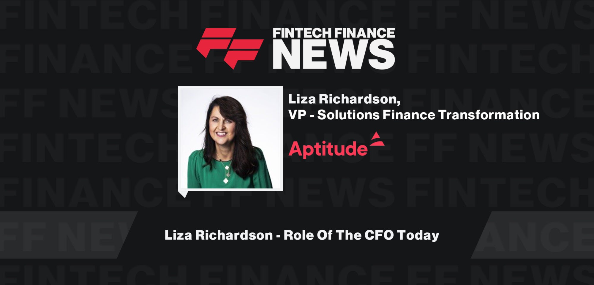 Liza Richardson - Role Of The CFO Today