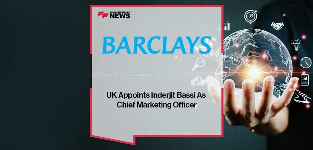 Barclays UK Appoints Inderjit Bassi As Chief Marketing Officer