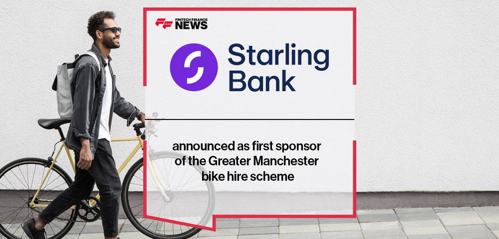 Starling Bank announced as first sponsor of the Greater Manchester bike hire scheme