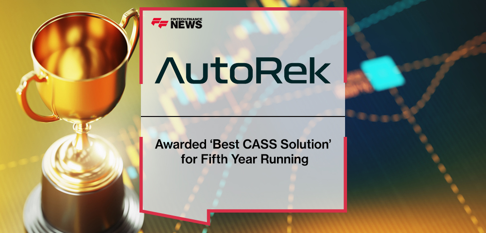 AutoRek Awarded ‘Best CASS Solution’ for Fifth Year Running