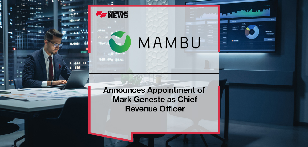 Mambu Announces Appointment of Mark Geneste as Chief Revenue Officer