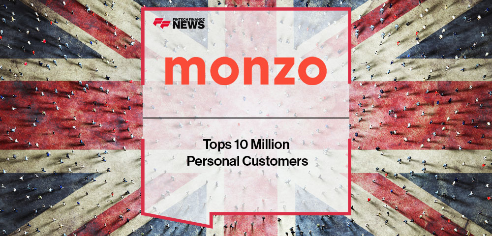 Monzo Tops 10 Million Personal Customers