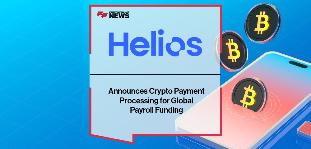 Helios Announces Crypto Payment Processing for Global Payroll Funding