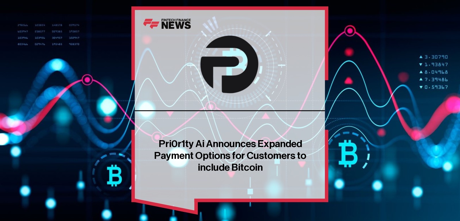 Pri0r1ty Ai Announces Expanded Payment Options for Customers to Include Bitcoin