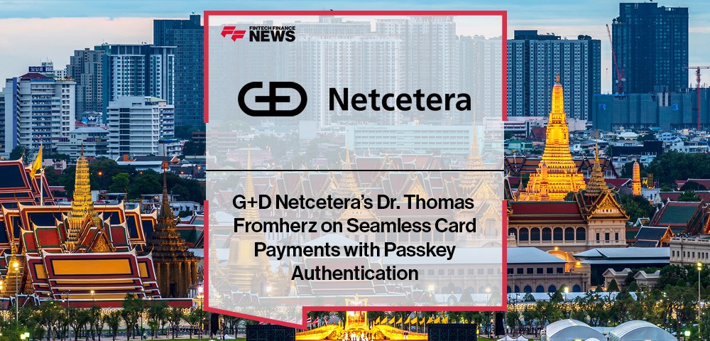 Dr. Thomas Fromherz of G+D Netcetera демонстраtes passkey authentication for secure card payments and 3D Secure at Money20/20 Asia.