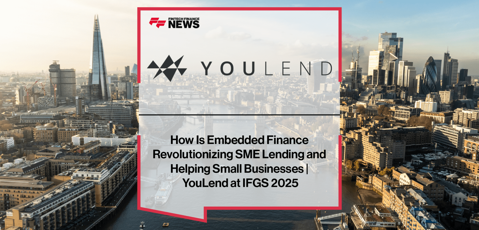 Luuk Visschedijk of YouLend discusses embedded finance for SME lending, platform financing, and partnerships with Amazon, Fiserv, and Deliveroo at IFGS 2025.
