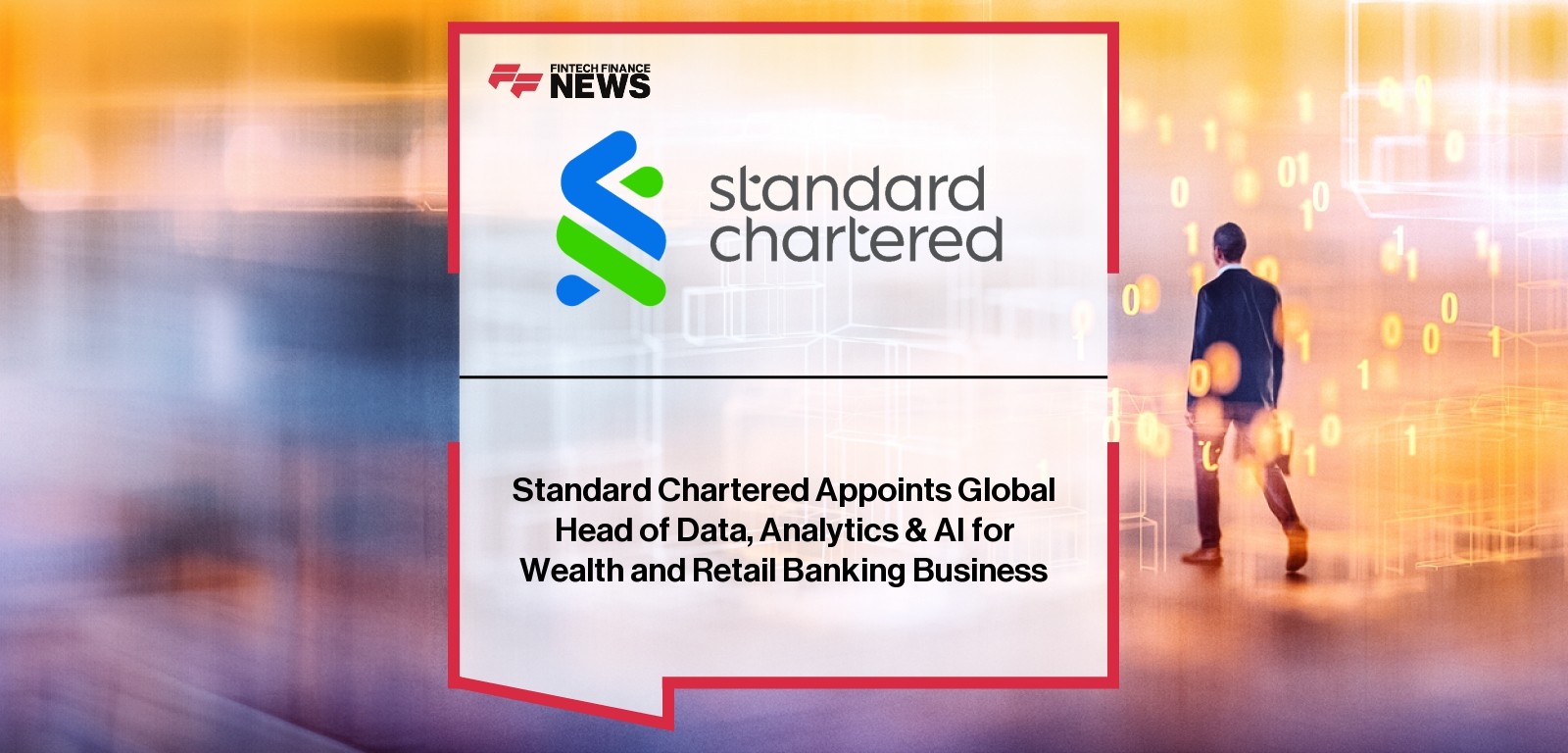 Standard Chartered Appoints Global Head of Data, Analytics & AI for Wealth and Retail Banking Business