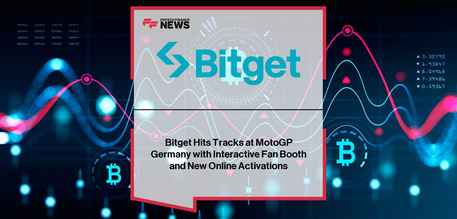 Bitget MotoGP Germany fan booth activation at Sachsenring