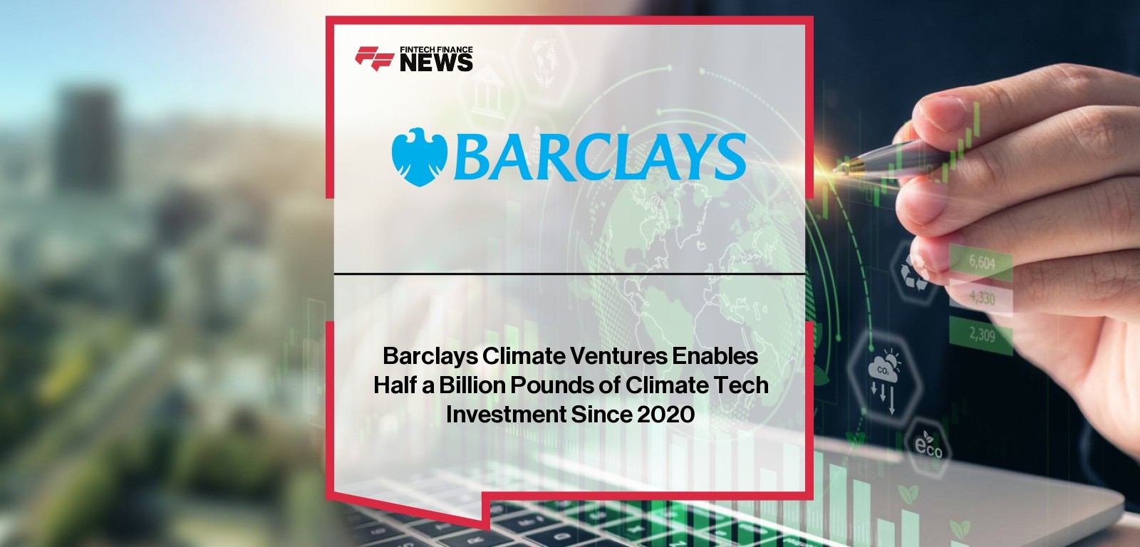 Barclays Climate Ventures Enables Half a Billion Pounds of Climate Tech Investment Since 2020
