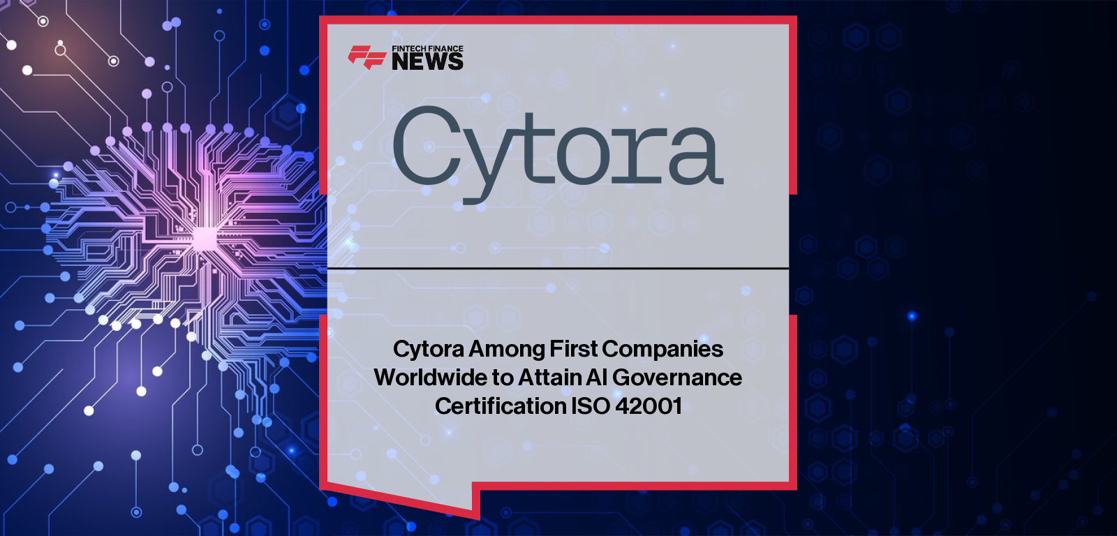 Cytora ISO Certification ISO/IEC 42001 Responsible AI Standard