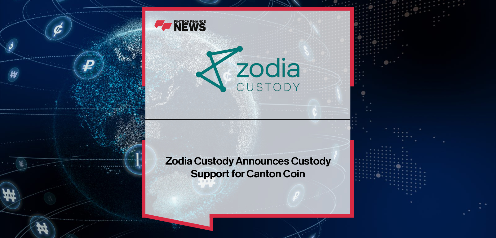Zodia Custody Canton Coin integration on Canton Network