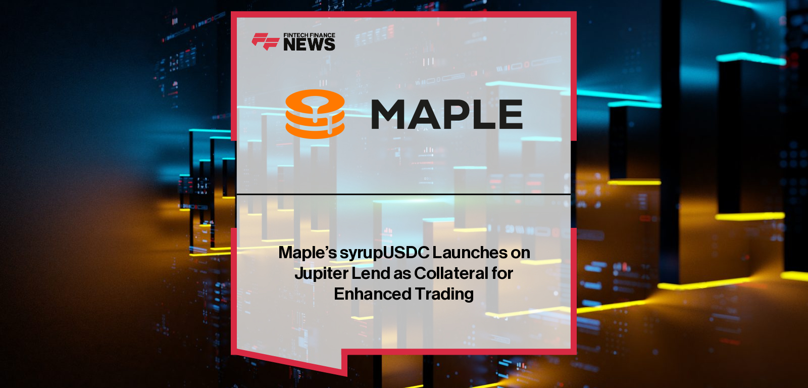 Maple integrates with Jupiter Lend to allow DeFi users on Solana to use syrupUSDC as collateral for stablecoin borrowing, with CEO Sid Powell highlighting institutional-grade yield opportunities.