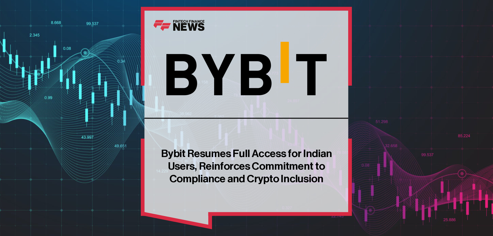 Bybit CEO Ben Zhou and India Country Manager Vikas Gupta announce restored app access for Indian users as Bybit resumes full operations in compliance with FIU-IND regulations.