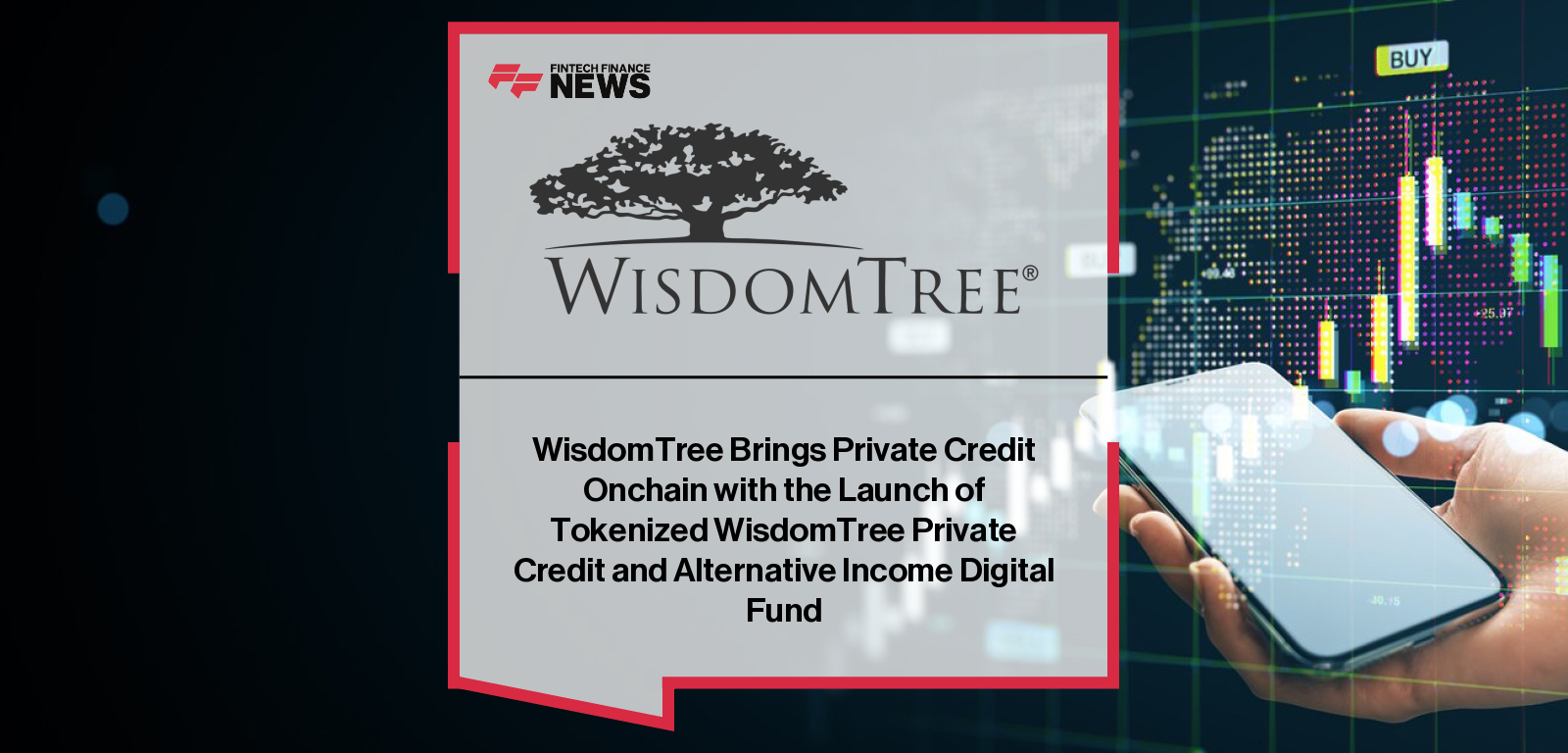 WisdomTree launches CRDT, a tokenized private credit and alternative income digital fund on Ethereum and Stellar, expanding onchain access to alternative investments.