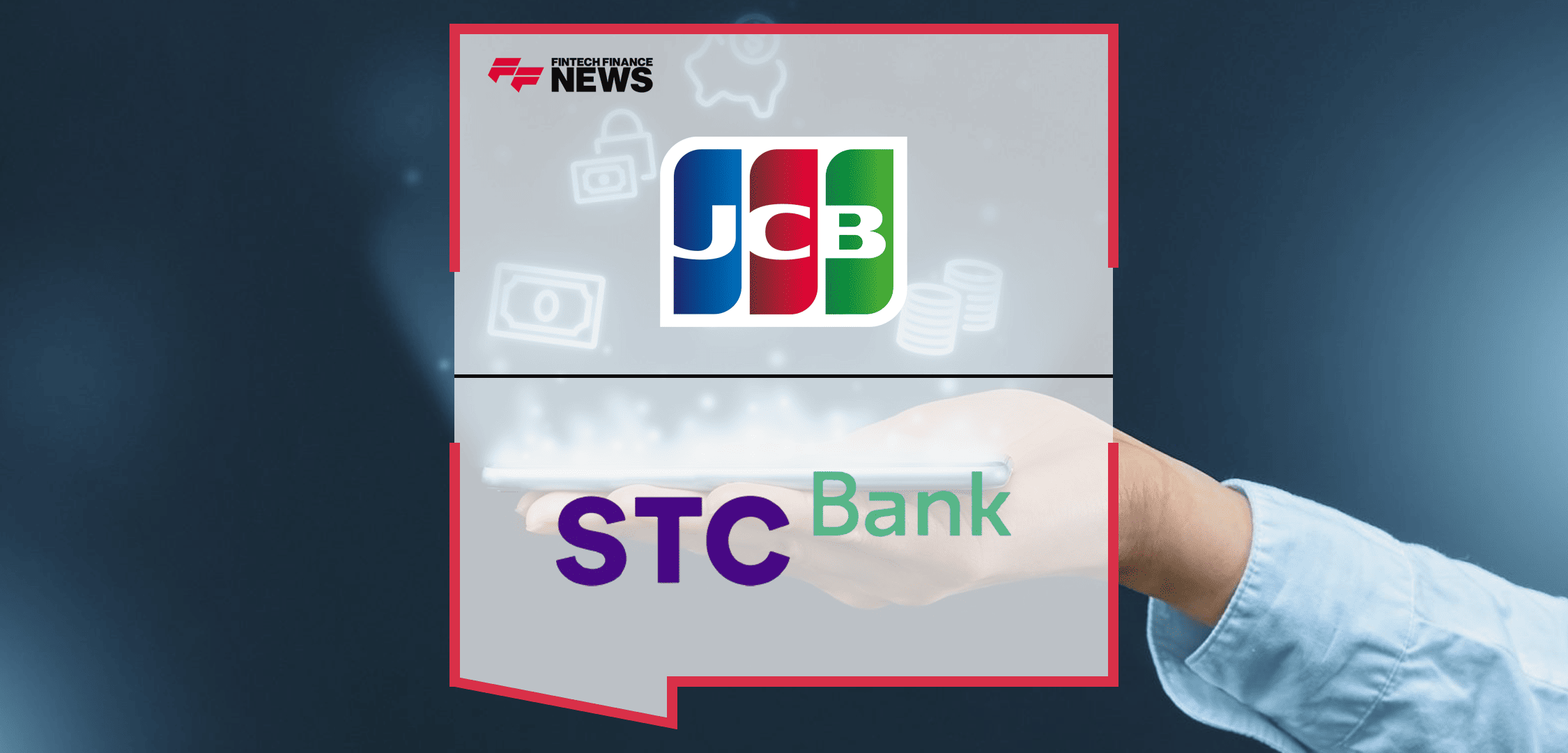 Takumi Takahashi, Executive Vice President of JCB International, and Mohammad Yahya Refaie, Senior Director of Business Banking at STC Bank, sign an MOU to explore JCB payment acceptance in Saudi Arabia, supporting Vision 2030’s cashless society goals.