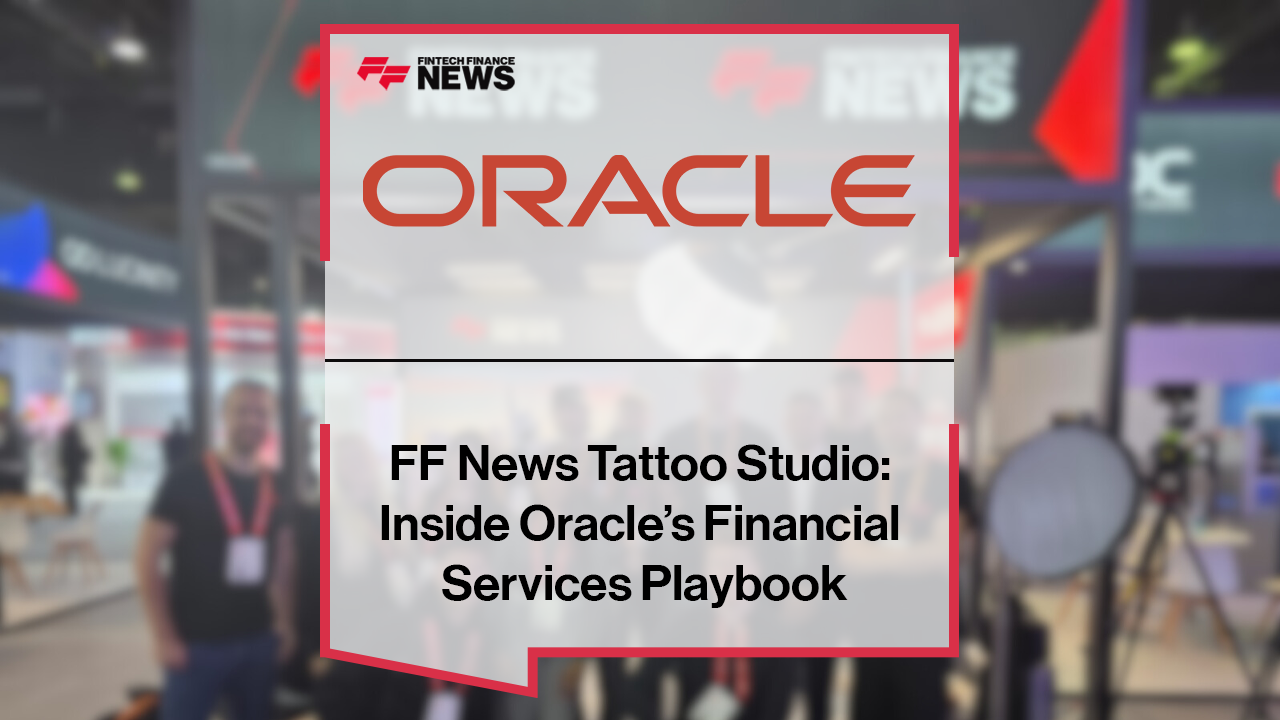 Conor Colleary of Oracle speaks at the FF News Tattoo Studio at Sibos 2025 about financial services transformation, AI adoption, and modernizing core banking with cloud and SaaS.|Conor Colleary discusses Oracle’s financial services transformation strategy at Sibos 2025, focusing on AI, cloud, and core modernization.