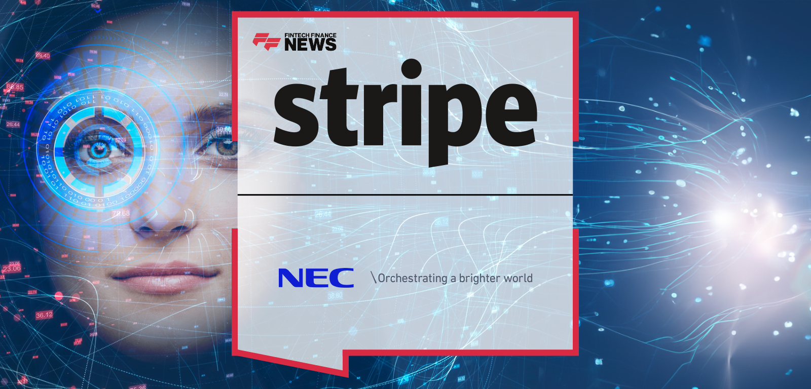 Stripe and NEC showcase face recognition payments using the Stripe Reader S700 at Singapore FinTech Festival 2025.