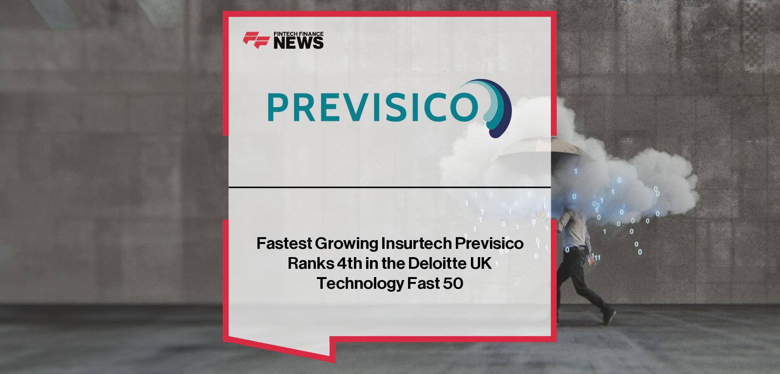 Previsico ranked 4th nationally in the Deloitte UK Technology Fast 50, recognised as the top Midlands company and leading Insurtech, driven by CEO Jonathan Jackson and partnerships with Zurich, Generali, and Liberty Specialty Markets.|