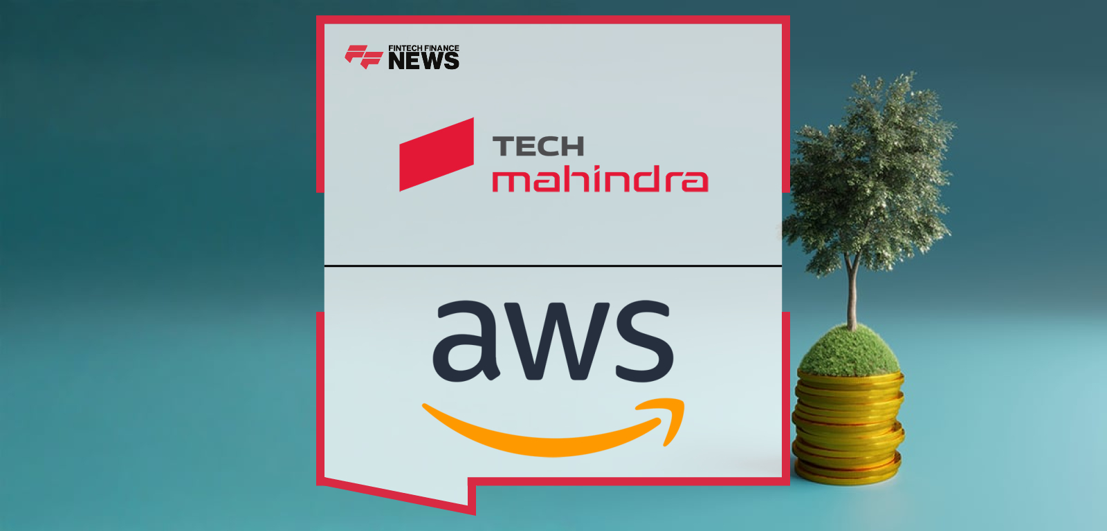 Tech Mahindra launches the i.GreenFinance sustainable lending platform in collaboration with AWS, featuring executives Sandeep Chandna from Tech Mahindra and Satinder Pal Singh from AWS discussing AI-powered ESG lending capabilities.