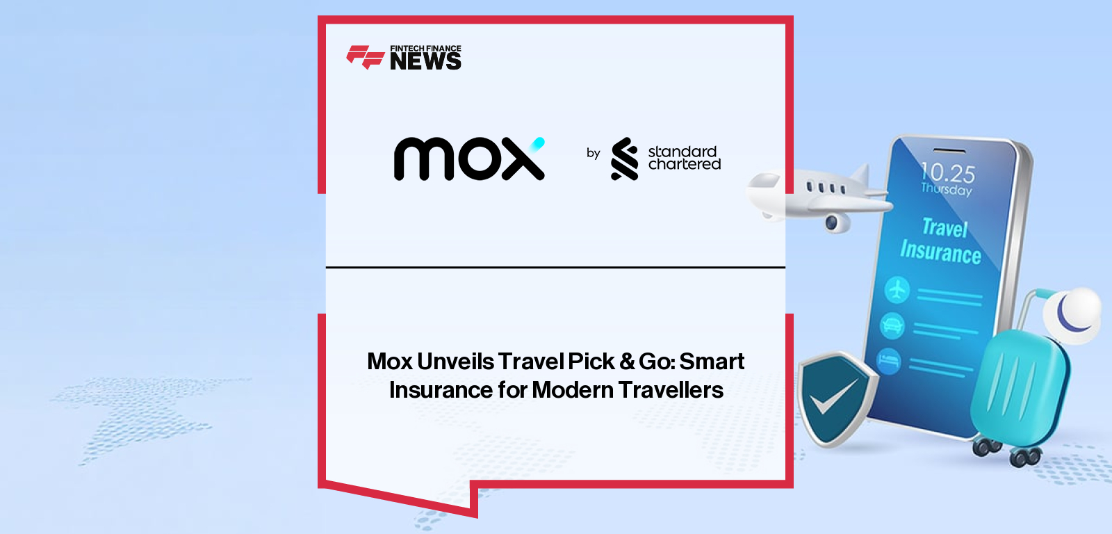Mox Bank launches Travel Pick & Go, a customisable travel insurance product underwritten by QBE, offering Hong Kong travellers flexible protection, medical coverage up to HKD1,200,000, and five optional add-ons starting from HKD2 a day.|