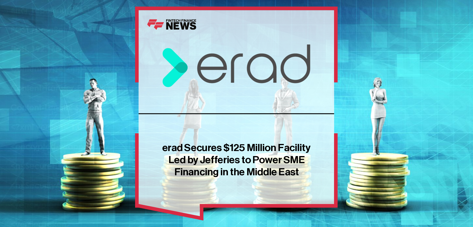 Salem Abu-Hammour of erad, Mark Collier of Jefferies, and Johan Nisser of Channel Capital announce a $125 million asset-backed financing partnership to scale embedded finance solutions for SMEs across Saudi Arabia and the GCC.
