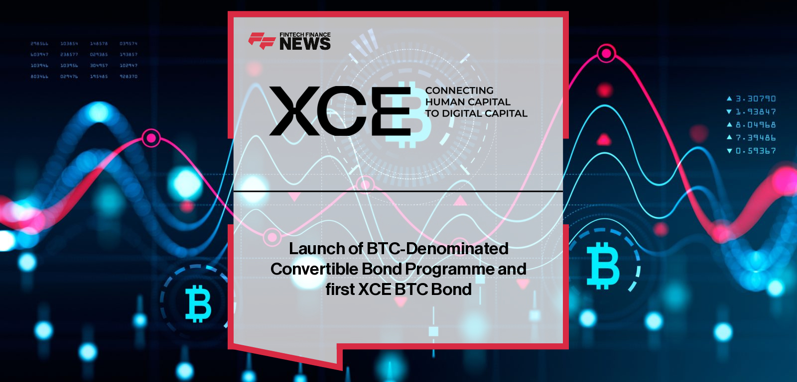 Launch of BTC-Denominated Convertible Bond Programme and first XCE BTC Bond