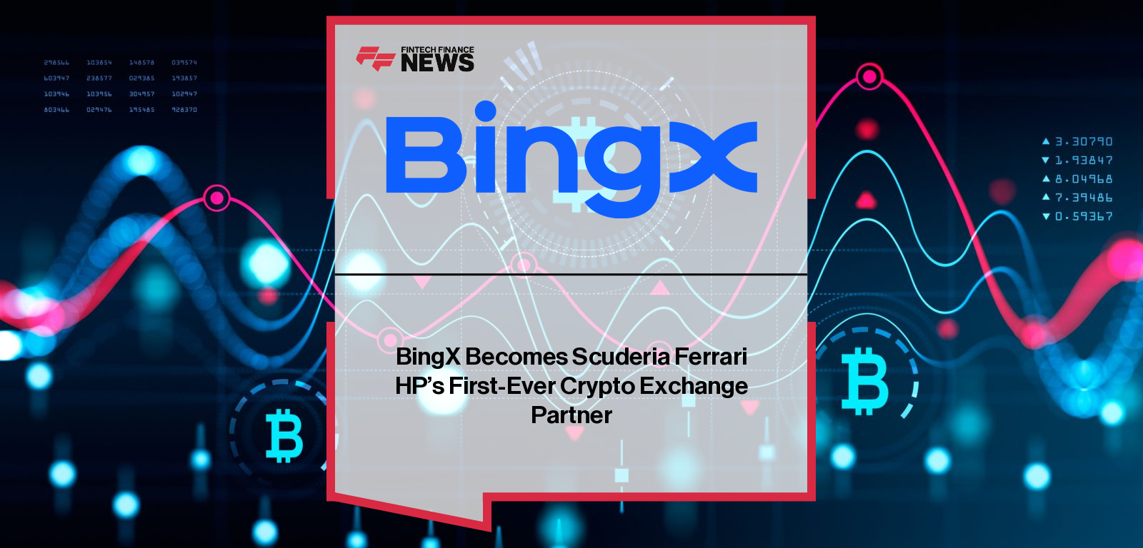 BingX Becomes Scuderia Ferrari HP's First-Ever Crypto Exchange Partner