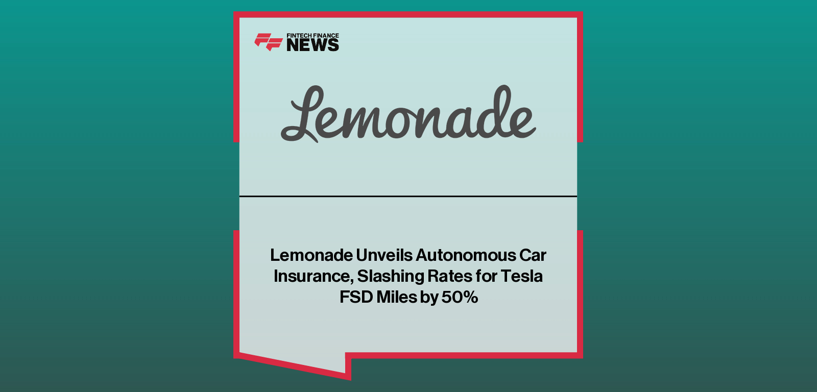 Shai Wininger, co-founder and president of Lemonade, announcing Lemonade Autonomous Car insurance designed for Tesla vehicles using Full Self-Driving (FSD) technology.