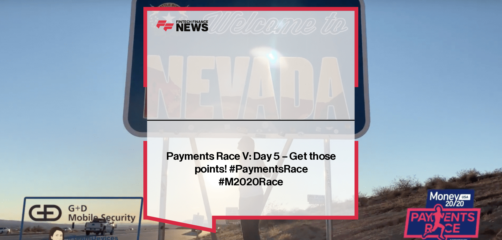 Payments Race V Day 5 journey from New York to Las Vegas featuring TeamCash and Denis Trufin ahead of the final M2020 Race challenge.