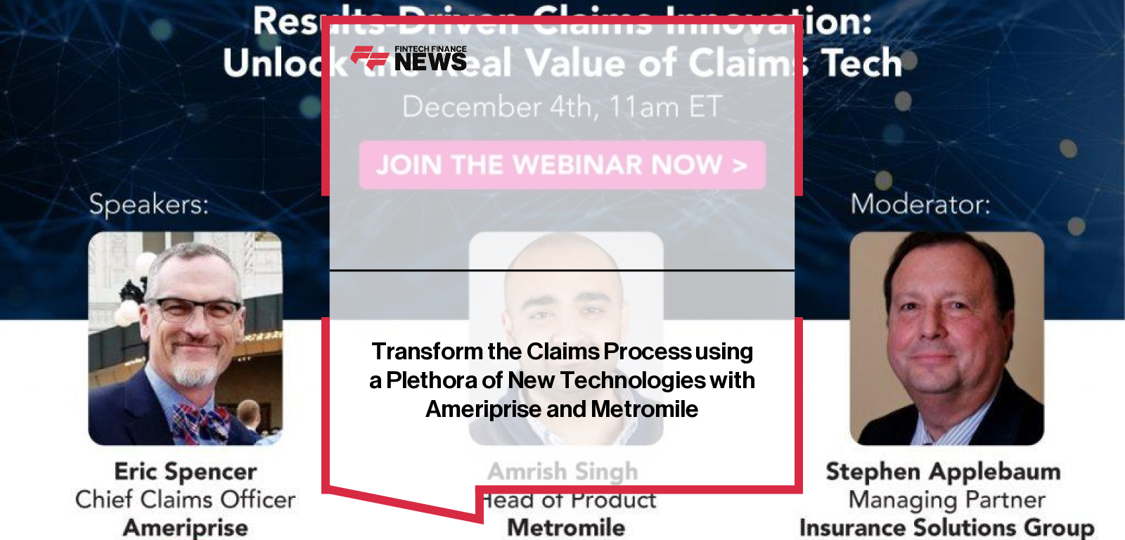 Transform the Claims Process using a Plethora of New Technologies with Ameriprise and Metromile