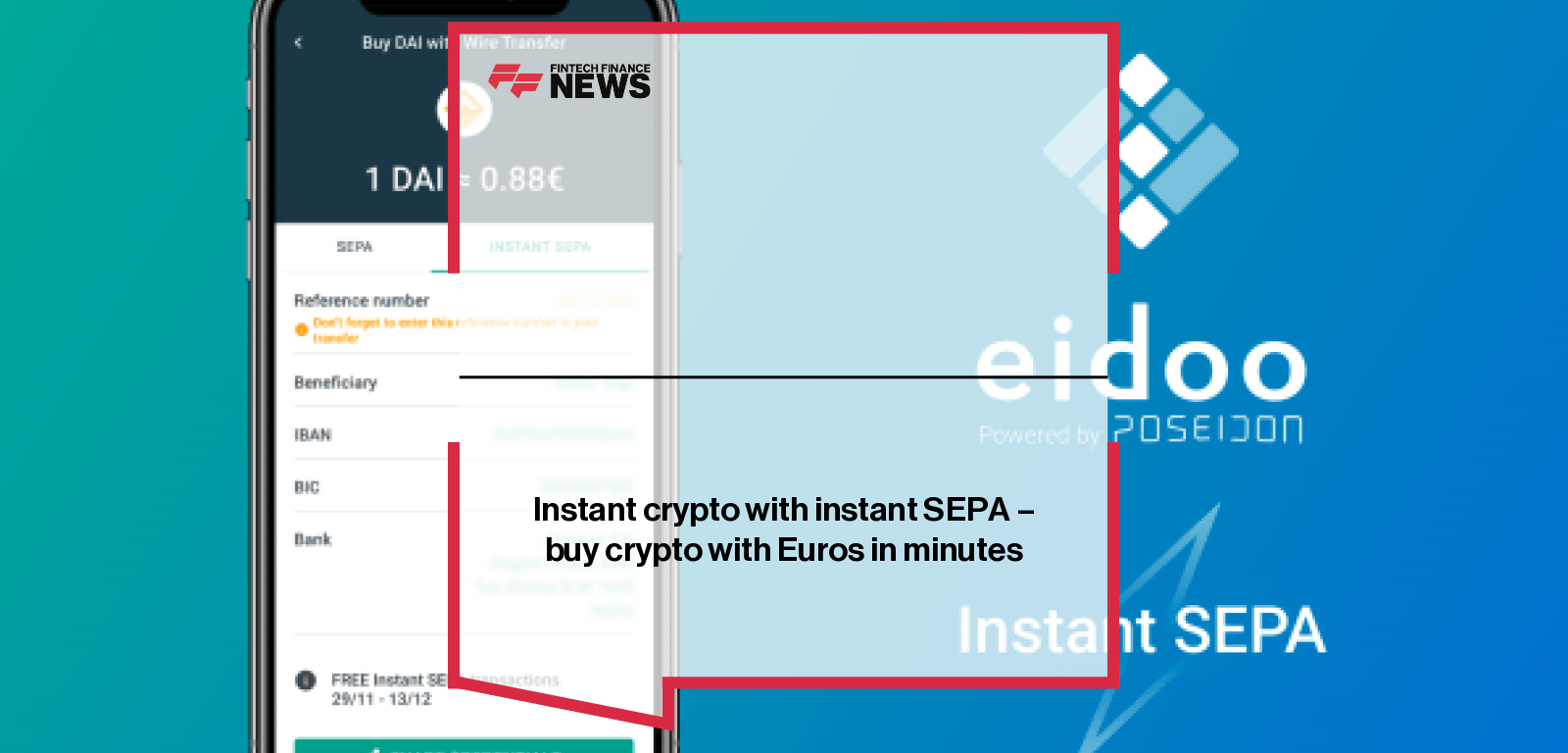 Instant crypto with instant SEPA - buy crypto with Euros in minutes