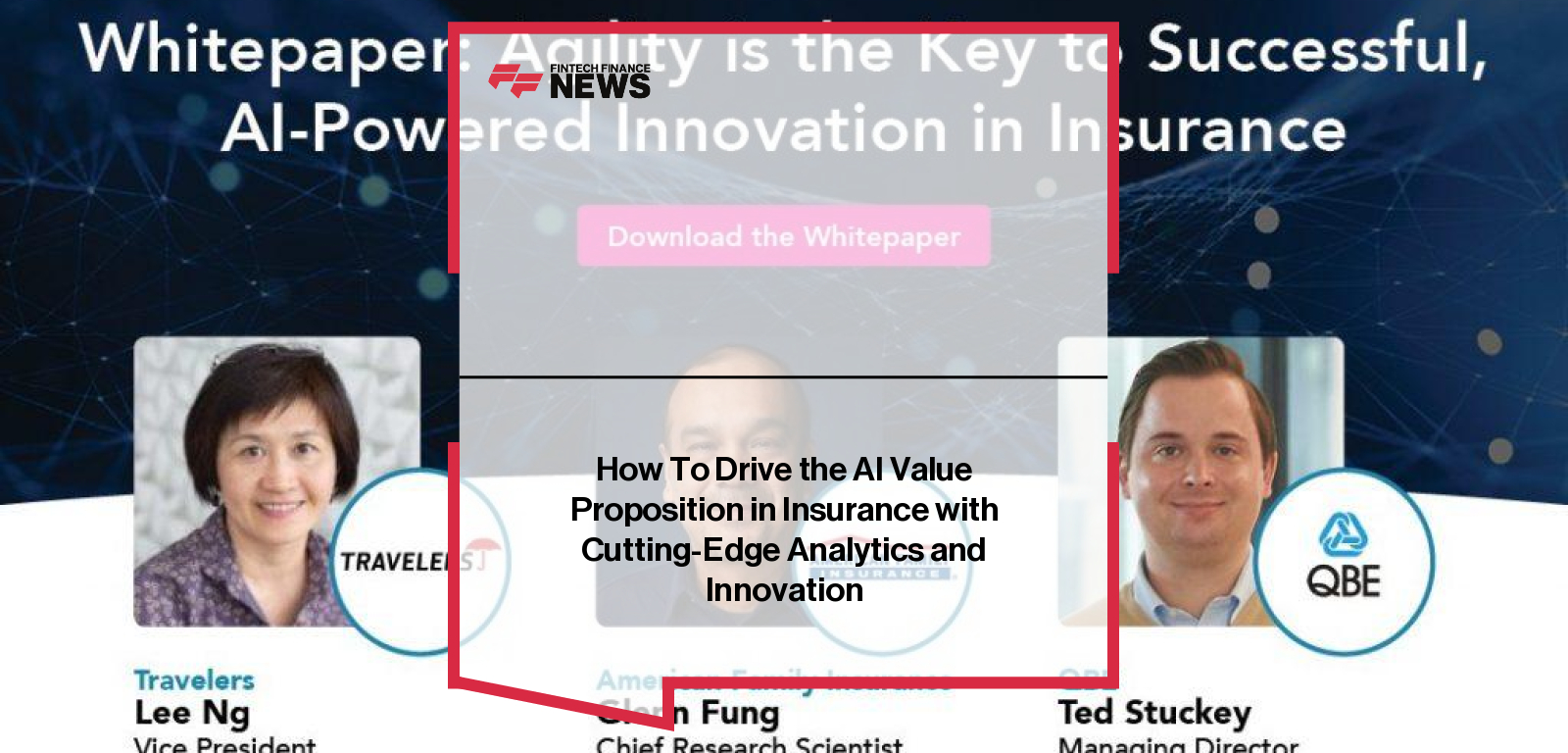 How To Drive the AI Value Proposition in Insurance with Cutting-Edge Analytics and Innovation