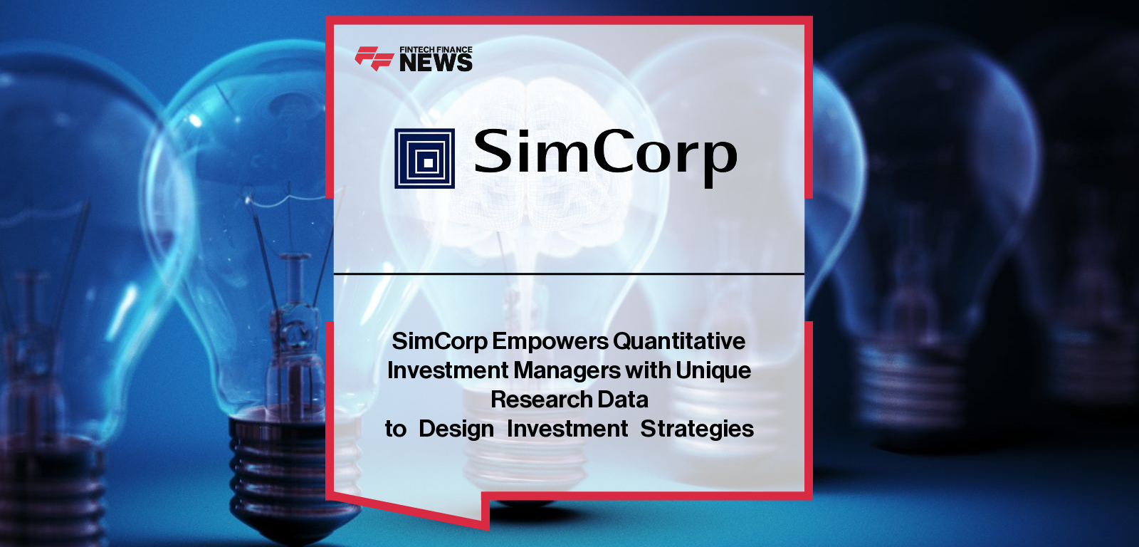 SimCorp Empowers Quantitative Investment Managers with Unique Research Data to Design Investment Strategies