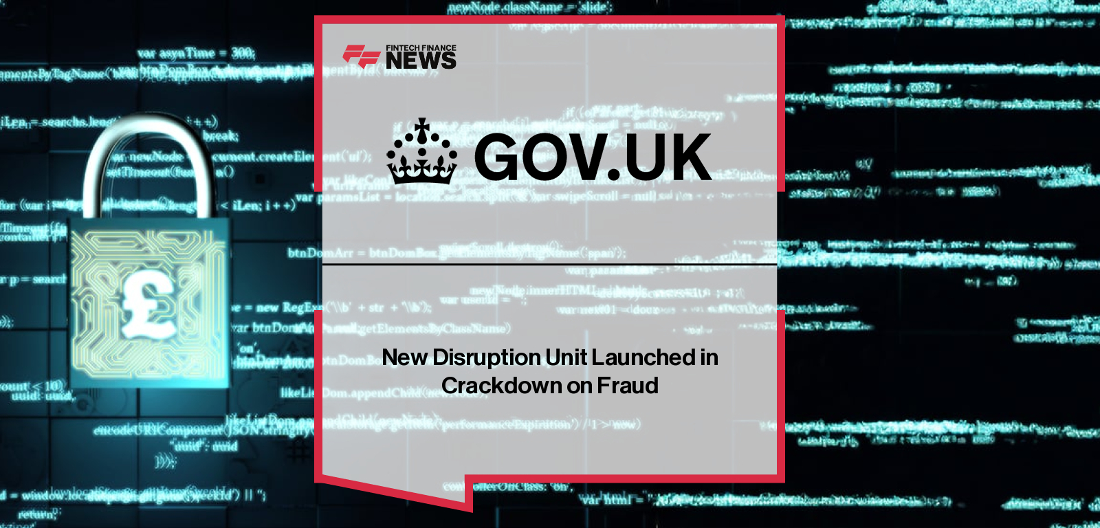 New Disruption Unit Launched in Crackdown on Fraud