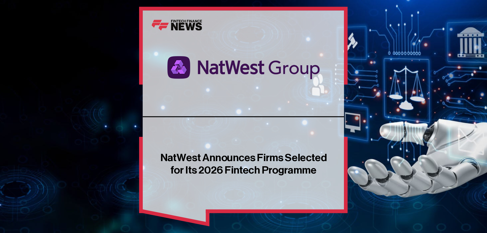 NatWest Announces Firms Selected for Its 2026 Fintech Programme