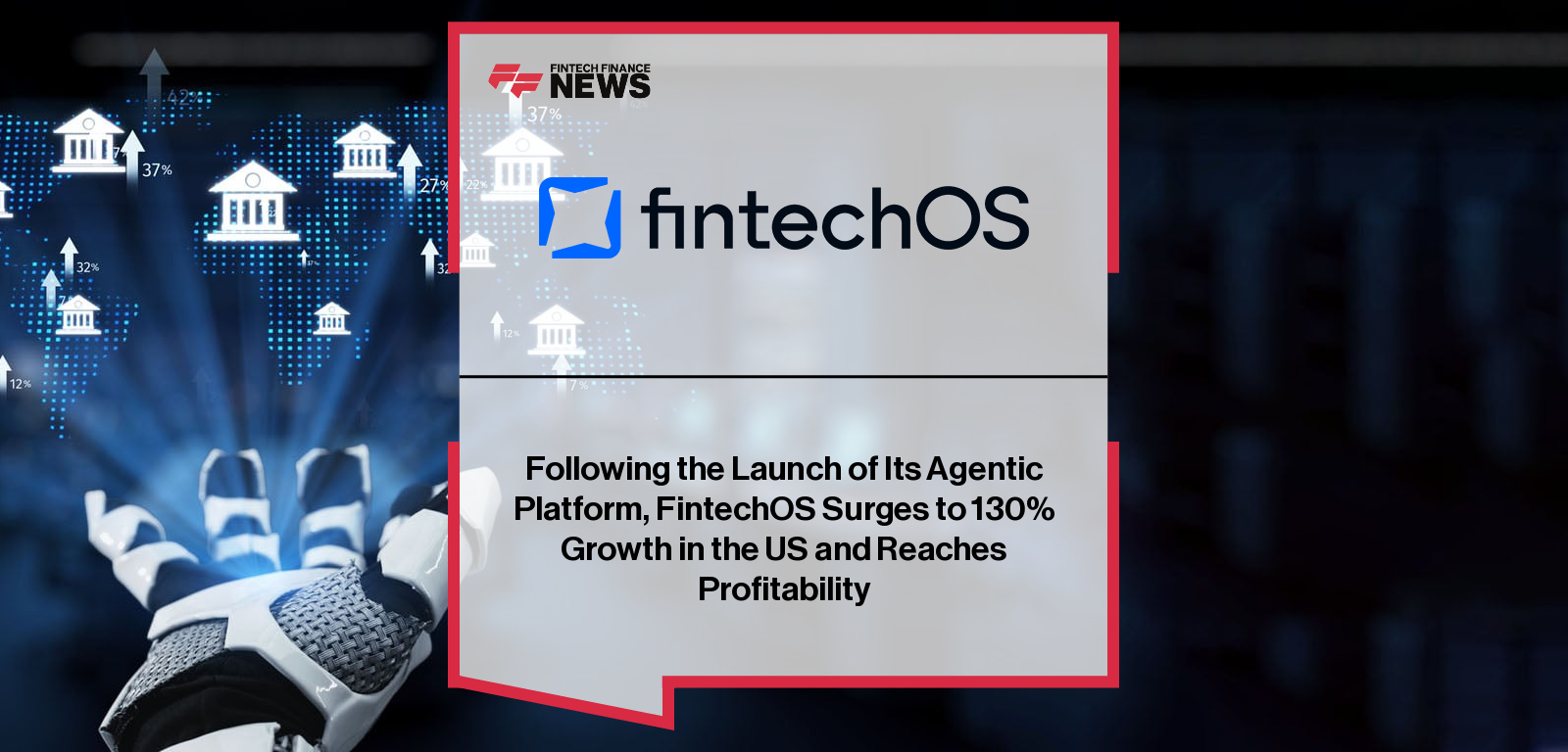 Following the Launch of Its Agentic Platform, FintechOS Surges to 130% Growth in the US and Reaches Profitability